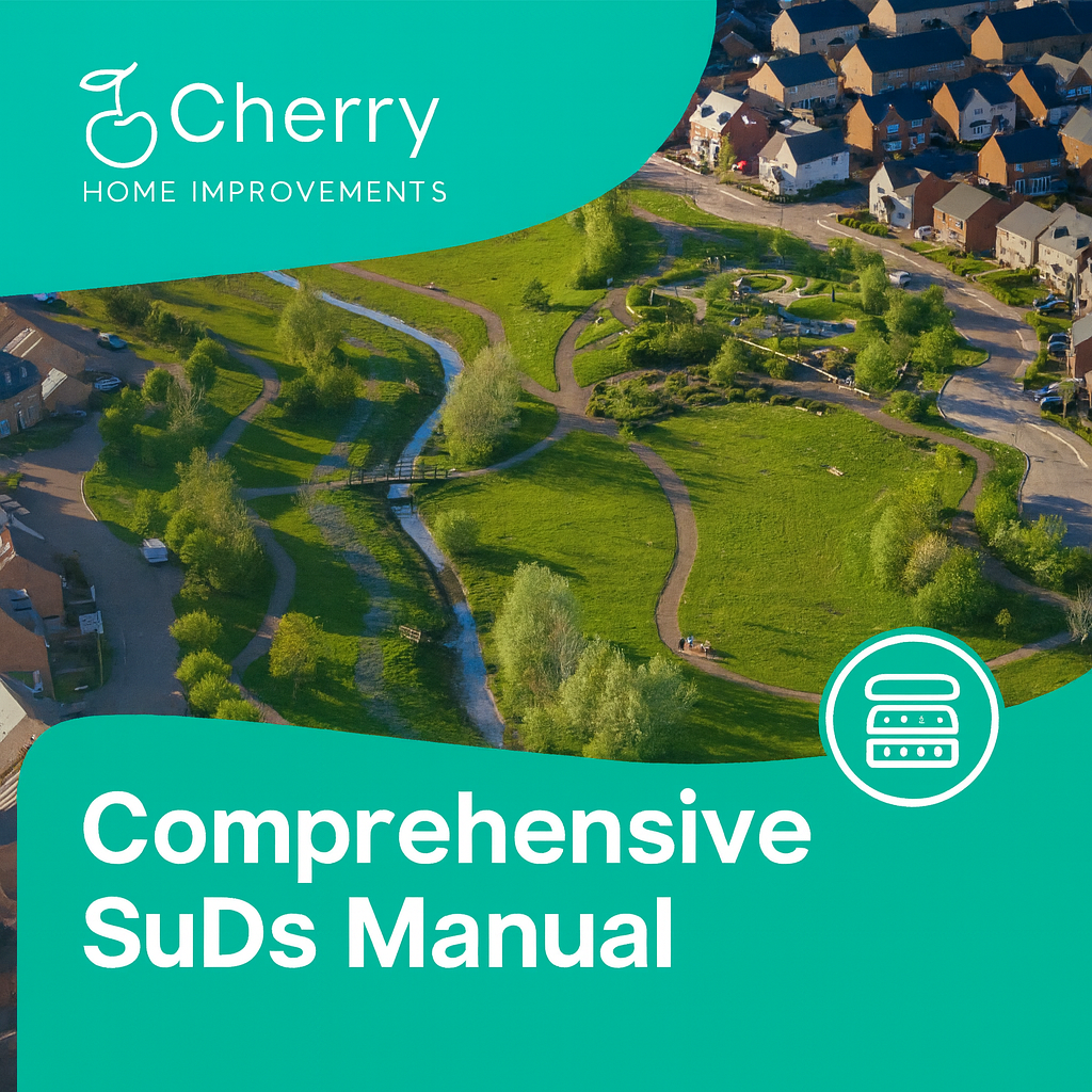 SuDS drainage manual extract for permeable resin bound driveways and patios