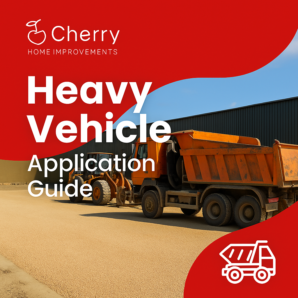 Resin surfacing application guide for industrial and heavy vehicle use