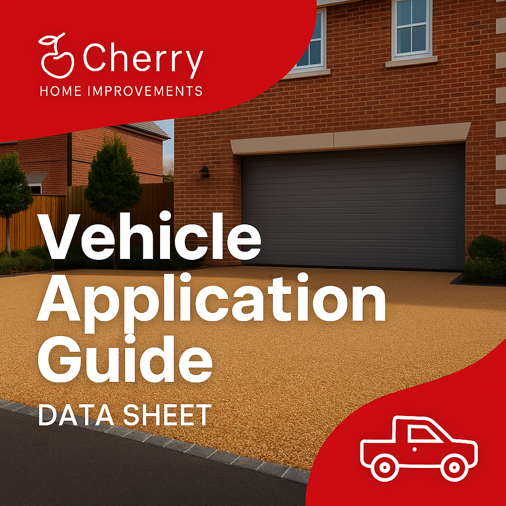 Resin surfacing application guide for standard resin bound driveways and vehicle parking