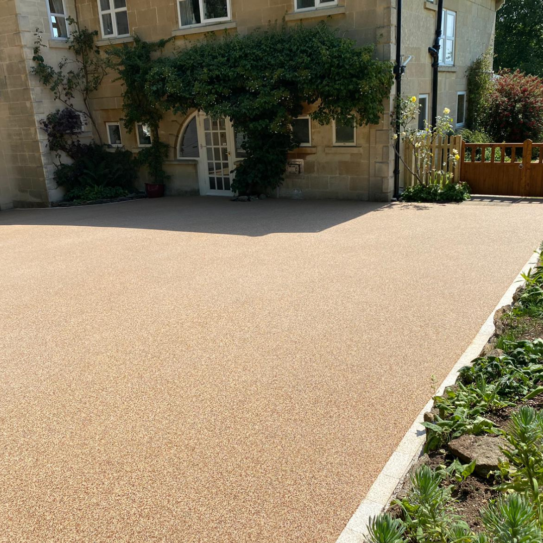 Resin blend harmonised with period brickwork