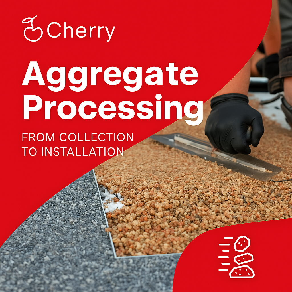 Aggregate processing and grading guide for resin bound surfacing systems