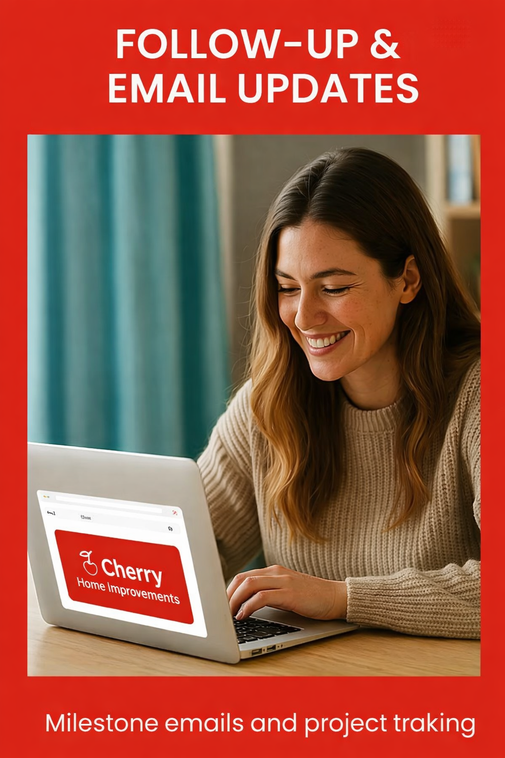 Milestone project update emails for resin installation