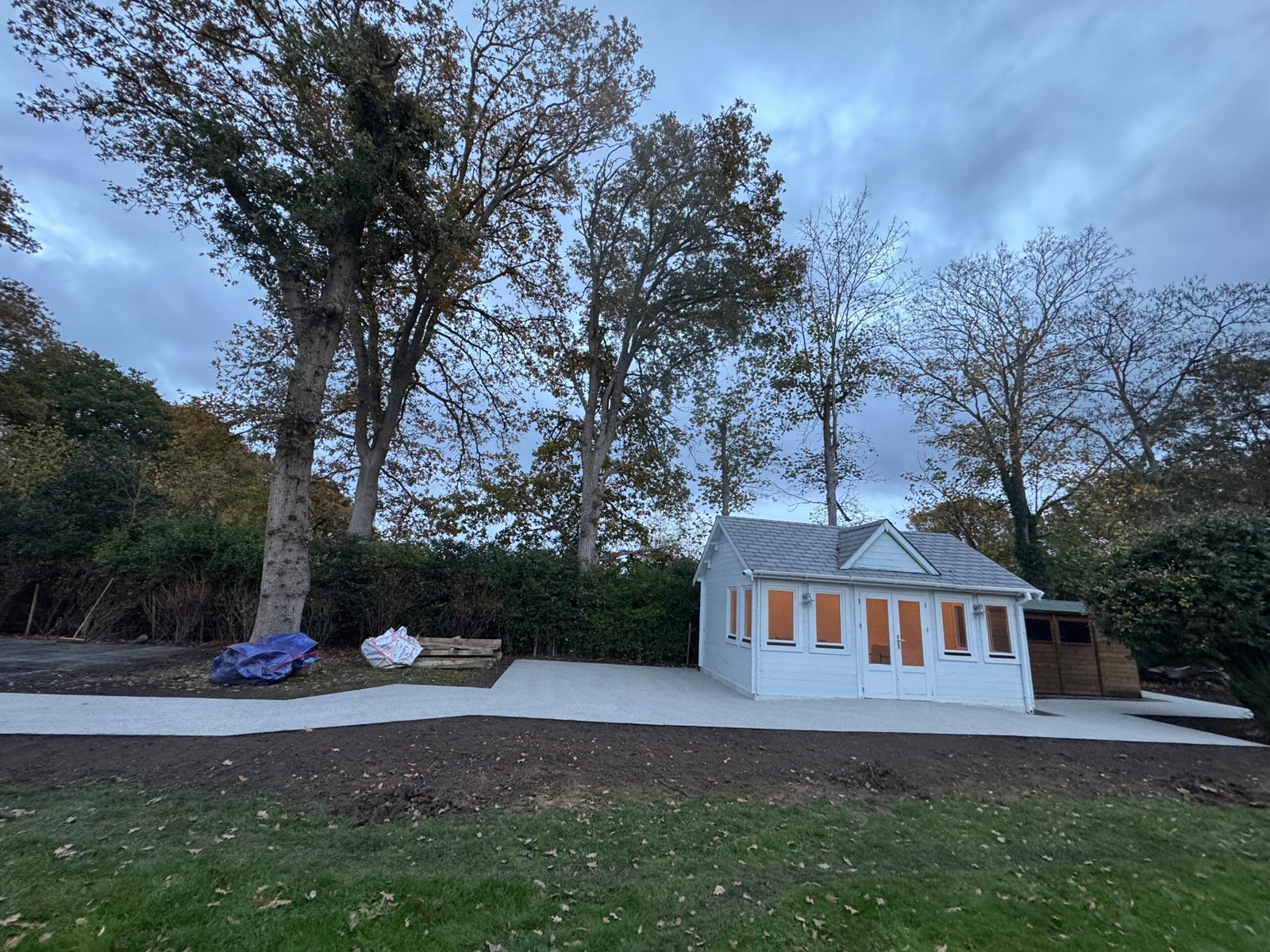 Resin surfacing used for access and feature areas