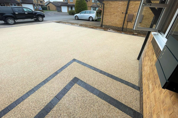 Premium resin driveway